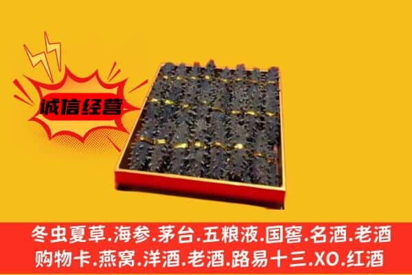 三门峡市湖滨回收海参